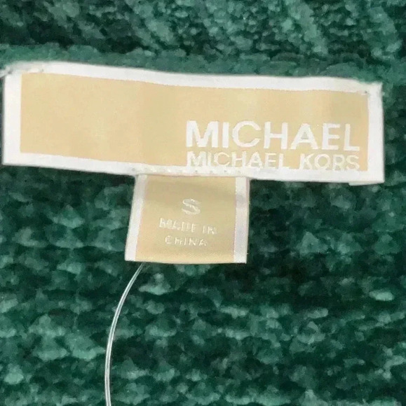 Michael Kors NWT Green Cowl Neck Sweater SIZE SMALL - Picture 7 of 9